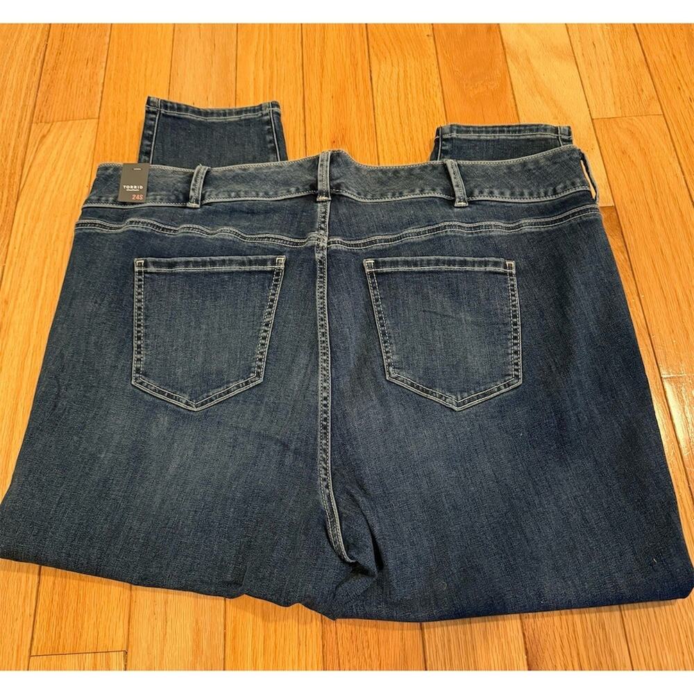 Torrid Jeans Womens Plus Size 24S Dark Wash High Rise Jegging Skinny - Picture 8 of 11